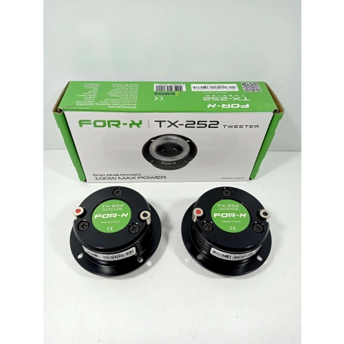 For-x Dome Tweeter 8cm – 100w 50RMS For-x TX-252 8cm Dome Tiz