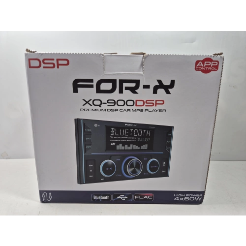 For-x Double Teyp – For-x XQ-900DSP – 8 Kanal 4 Amfi Çıkışlı Bluetoothlu Araba Tesisat Teybi