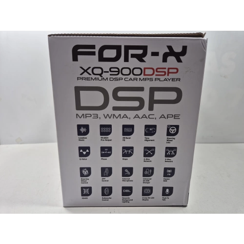 For-x Double Teyp – For-x XQ-900DSP – 8 Kanal 4 Amfi Çıkışlı Bluetoothlu Araba Tesisat Teybi