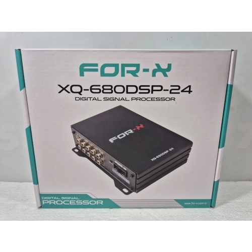 For-x Dsp Ses İşlemcisi - For-x XQ-680DSP 8 Kanal Dijital Oto Ses İşlemcisi - Kumandalı