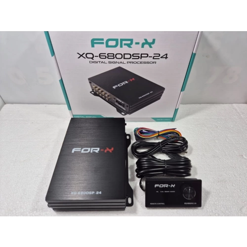 For-x Dsp Ses İşlemcisi - For-x XQ-680DSP 8 Kanal Dijital Oto Ses İşlemcisi - Kumandalı