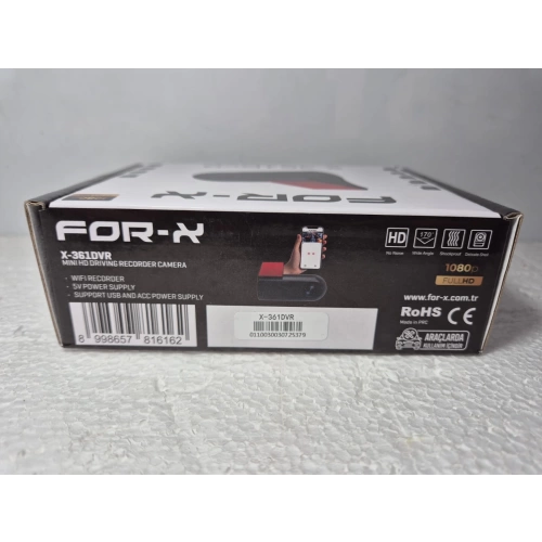 For-x DVR Kamera - For-x X-361DVR - Araç Kayıt Kamerası , Hareket Sensörlü DVR Kamera