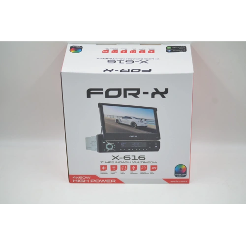 For-x İndash Teyp – For-x X-616 İndash Kızaklı Ekranlı Teyp – Park Kameralı