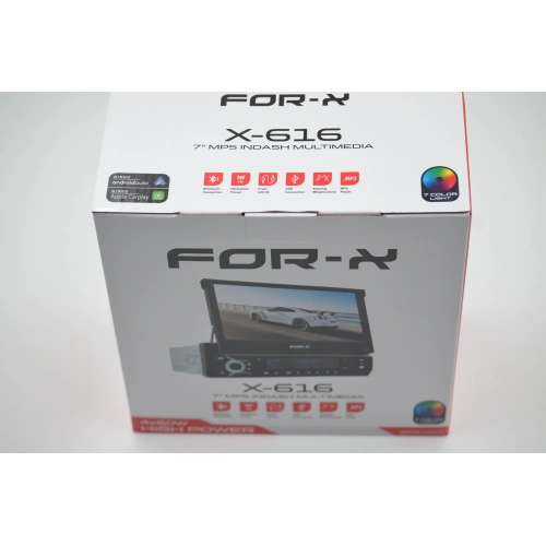 For-x İndash Teyp – For-x X-616 İndash Kızaklı Ekranlı Teyp – Park Kameralı