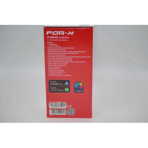 For-x İndash Teyp – For-x X-616 İndash Kızaklı Ekranlı Teyp – Park Kameralı