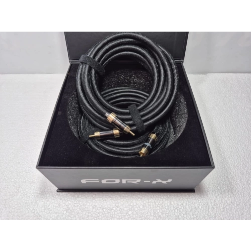 For-x OFC Rca Kablosu 5 Metre – For-x X-1125Q Tam Profesyonel %100 Bakır Amfi Rca Kablosu