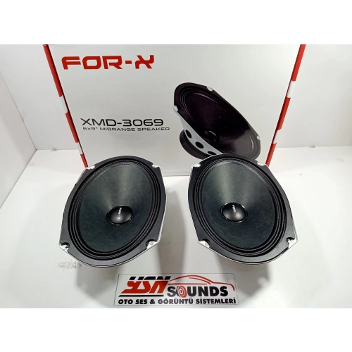 For-x Oval Midrange – For-x 300w 150Rms Midrange Hoparlör – For-x XMD-3069 Prof Midrange