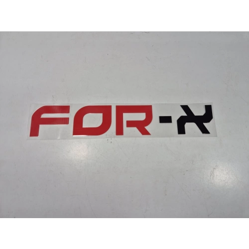 For-x Sticker - For-x Araba Camı Sticker - 4.5cm x 25cm - For-x Arma Sticker