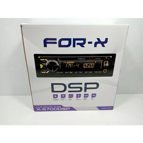 For-x Teyp – For-x X-5700 DSP – 3 Amfi Çıkışlı Tesisat Teybi