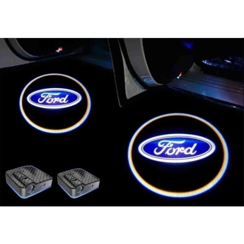 Ford Kapı Altı Led Logo - Ford Hayalet Logo Mesafe Sensörlü - Ford Yeni Nesil , Pilli , Yapıştırmalı Kapı Logo