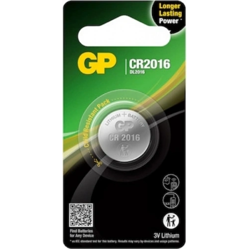 GP CR2016 3 VOLT LİTYUM PARA PİL - CR2016 Düğme Pil