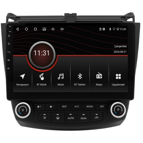 Honda Accord Android Teyp – Honda Accord ( 2003 - 2008 ) Oem Android Multimedya – Honda Accord Android Double Teyp
