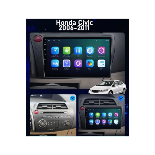 Honda Cıvıc Teyp – Honda 2006 - 2011 Oem Android Multimedya – Honda CIVIC Android Double Teyp