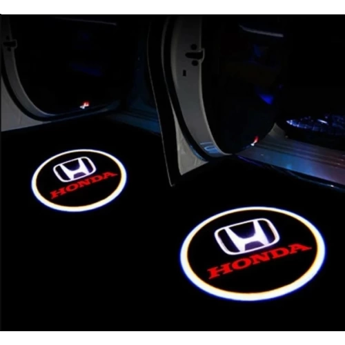 Honda Kapı Altı Led Logo - Honda Hayalet Logo Mesafe Sensörlü - Yeni Nesil , Pilli , Yapıştırmalı Kapı Logo