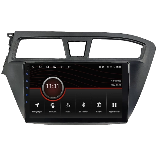 Hyundai İ20 Android Teyp – Hyundai İ20 ( 2015 - 2017 ) Oem Android Multimedya – Hyundai İ20 Android Double Teyp