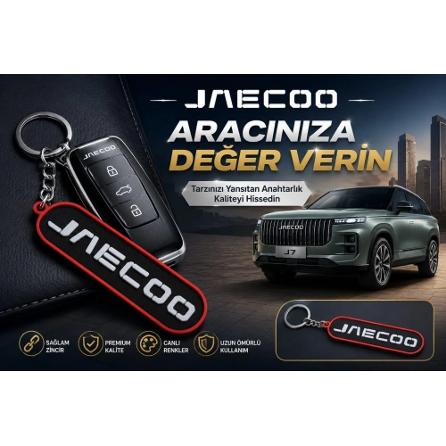 JAECOO Anahtarlık , Jaecoo Logolu Araç Anahtarlık - Jaecoo Araba Anahtarlığı