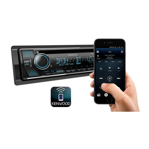 Kenwood Teyp - KMM-BT358 - 3 Amfi Çıkışlı , 5V Rca Çıkışlı , Bluetoothlu Oto Teyp