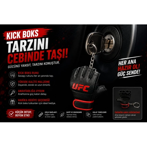 Kick Boks Eldiveni Anahtarlık , Kick Boks Eldiveni Anahtarlık - Kick Boks Eldiveni Araba Anahtarlığı