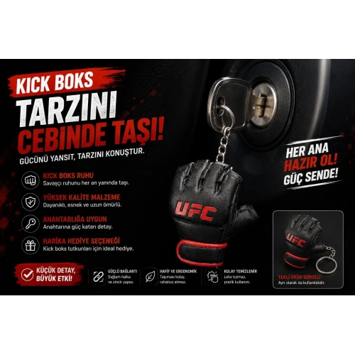 Kick Boks Eldiveni Anahtarlık , Kick Boks Eldiveni Anahtarlık - Kick Boks Eldiveni Araba Anahtarlığı