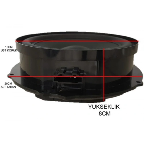 Leone 200VW 20cm Hoparlör - Volkswagen Seat Skoda 20cm Çerçeveli Hoparlör - 1 Adet