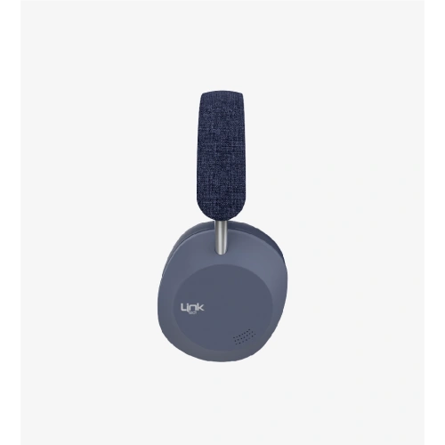Linktech Kumaş Kaplama Bluetooth Kulaklık , Linktech HP3 Mavi Mikrofonlu Bluetoothlu Kulak Üstü Kulaklık , Premium Bluetooth Kulaklık