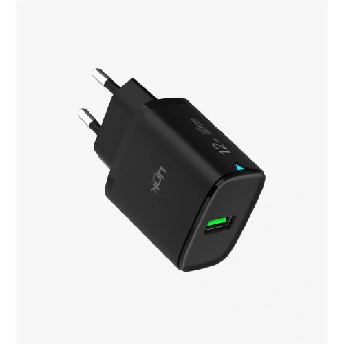 Linktech Micro USB Şarj Aleti - Siyah - Telefon Hızlı Şarj Aleti - 12W Micro USB Kablolu Şarj Cihazı