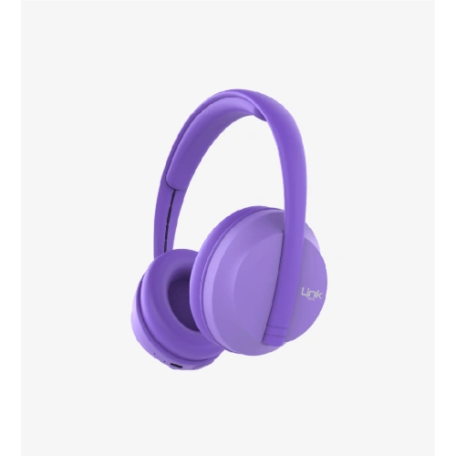 Linktech Ultra Hafif Bluetooth Kulaklık , Linktech HP2 Mor Mikrofonlu Bluetoothlu Kulak Üstü Kulaklık , Hafif Bluetooth Kulaklık