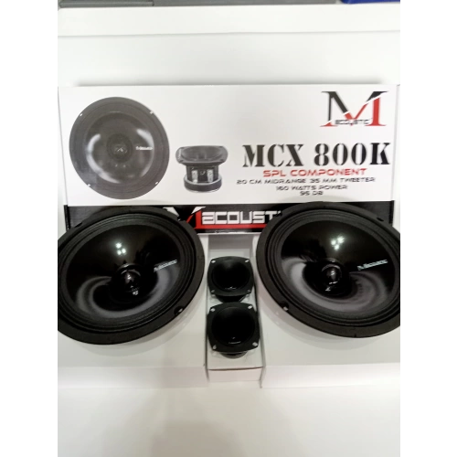 Macoustic SPL Component MCX-800K - 20cm Midrange + 8cm Tweeter