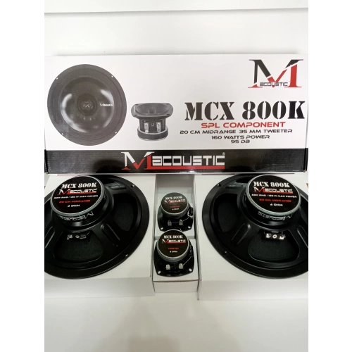 Macoustic SPL Component MCX-800K - 20cm Midrange + 8cm Tweeter