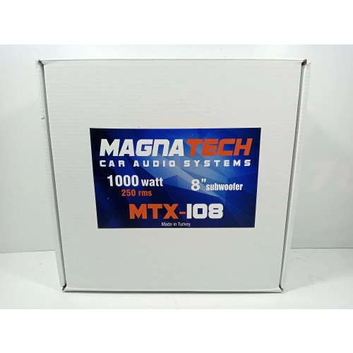 Magnatech 20cm Bass – 1000w 250RMS Magnatech Subwoofer 20cm Bufur