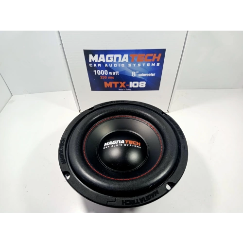 Magnatech 20cm Bass – 1000w 250RMS Magnatech Subwoofer 20cm Bufur