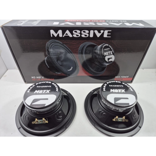 Massive 20cm Midrange – Massive 400w 120 Rms Midrange Hoparlör – Massive Prof Midrange