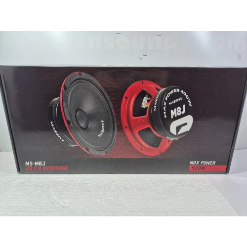 Massive 20cm Midrange – Massive MS-M8J 400w 150 Rms Midrange Hoparlör – Massive Prof Midrange