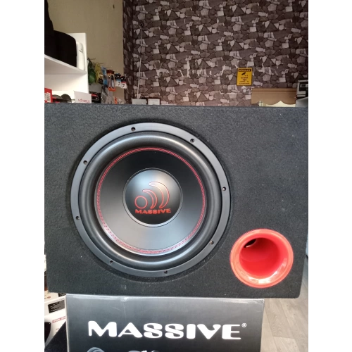 Massive 30cm Kabinli Bass - 600w 300RMS Massive Subwoofer 30cm