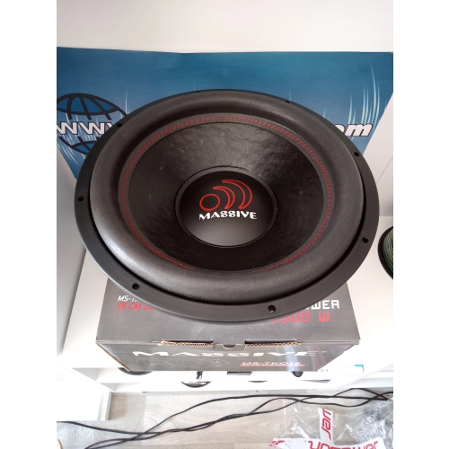 Massive 38cm Bass - Çift Bobin 2500w 1000RMS 4 + 4 Ohm Subwoofer