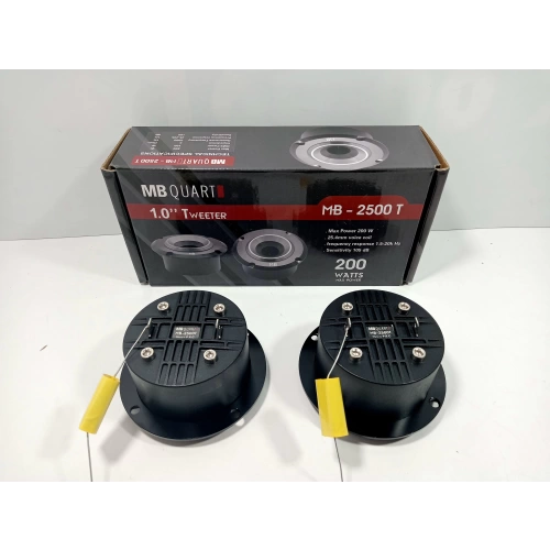 MBQuart Dome Tweeter 8cm – 200w 100RMS MBQuart MB-2500T 8cm Dome Tiz