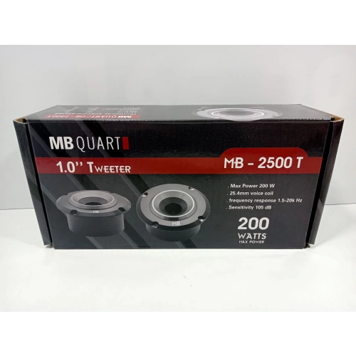 MBQuart Dome Tweeter 8cm – 200w 100RMS MBQuart MB-2500T 8cm Dome Tiz