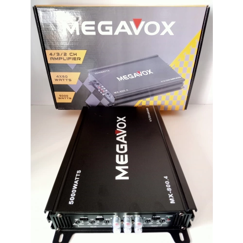 Megavox Amfi - 5000w 4 Kanall Ses ve Bass Anfisi