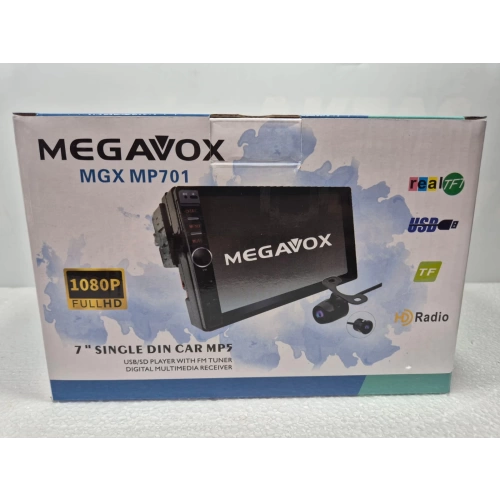 Megavox İnce Kasa Double Teyp - Megavox Aşağı Yukarı Ayarlanan Ekranlı Tofaş Teyp - Park Kameralı