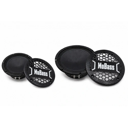 Mobass 20cm Hoparlör Kapağı - Mobass Logolu Plastik Midrange Hoparlör Kapak 20 cm - 2 Adet
