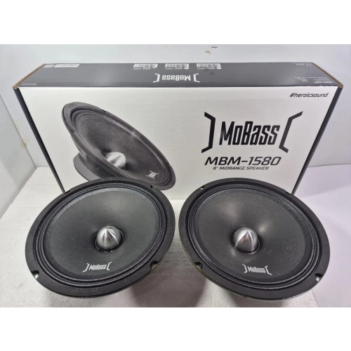 Mobass 20cm Midrange – Mobass MBM-1580 300w 150RMS Midrange - Kurşun Göbek Pro Midrange