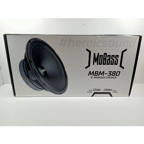 Mobass 20cm Midrange – Mobass MBM-380 240w 120RMS Midrange