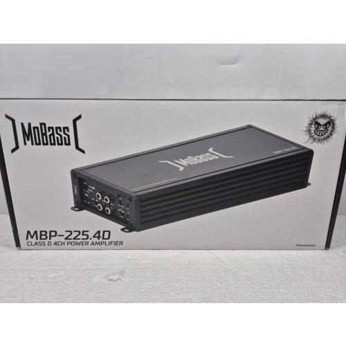 Mobass Amfi - Mobass MBP-225.4D 4 Kanal Ses ve Bass Anfisi - 230 Rms x 4 Oto Anfi