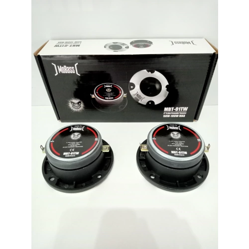 Mobass Dome Tweeter 10cm - 100w 50RMS 10cm Dome Tweeter