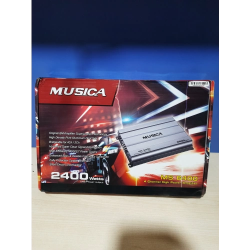 Musica Oto Amfi - 2400w Musica MS-6400 4 Kanallı Oto Anfi