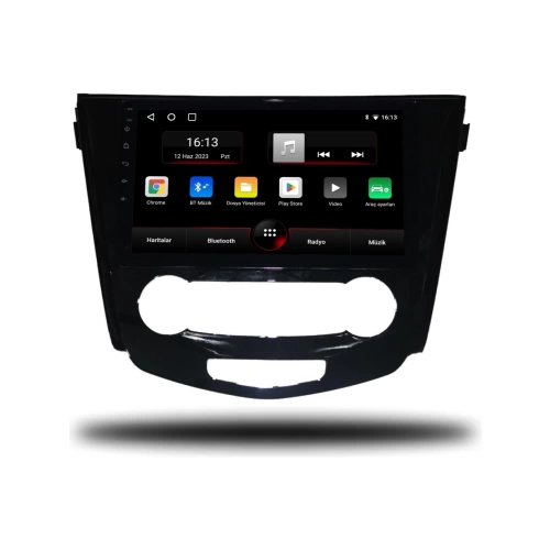 Nissan Qashqai Teyp – Nissan Qashqai Manuel A/C ( 2014+ ) Oem Android Multimedya – Nissan Qashqai Android Double Teyp