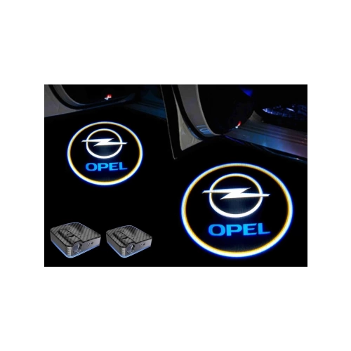 Opel Kapı Altı Led Logo - Opel Hayalet Logo Mesafe Sensörlü - Yeni Nesil , Pilli , Yapıştırmalı Kapı Logo