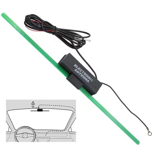 Oto Cam Anteni - Universal Oto Teyp Cam Anteni - Yes-400 Elektronik Anten Kablosu