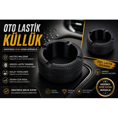 Oto Lastik Küllük , Araba lastiği Şeklinde Küllük , Oto Lastiği Küllük