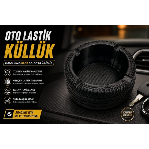Oto Lastik Küllük , Araba lastiği Şeklinde Küllük , Oto Lastiği Küllük